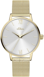 S.Oliver Other Srebrny/Stal w odcieniu złota Ø36 mm SO-4139-MQ