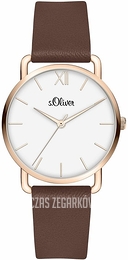 S.Oliver Other Biały/Skóra Ø32 mm SO-4155-LQ