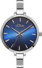 S.Oliver Classic Niebieski/Stal Ø32 mm SO-4254-MQ