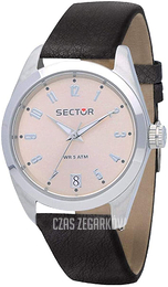 Sector Różowe złoto/Skóra Ø31 mm R3251486501