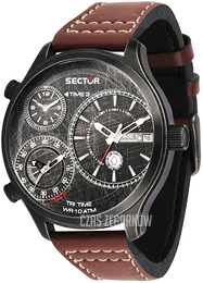 Sector Traveller Czarny/Skóra Ø48 mm R3251504003