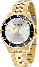 Sector Srebrny/Stal w odcieniu złota Ø43 mm R3253161014