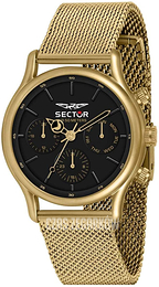 Sector 660 Czarny/Stal w odcieniu złota Ø43 mm R3253517016