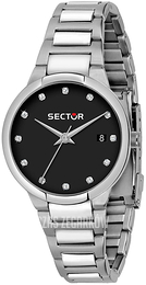 Sector 665 Czarny/Stal Ø34 mm R3253524505