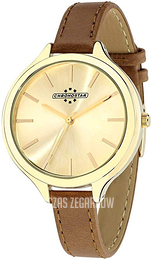 Sector Chronostar Żółte złoto/Skóra Ø26 mm R3751234501