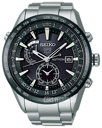 Seiko Czarny/Stal Ø47 mm SBXA021