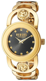 Seiko Dress Ladies Czarny/Stal w odcieniu złota Ø32 mm SCG090016