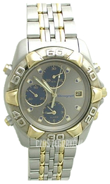 Seiko Chronograph Szary/Stal w odcieniu złota Ø39 mm SDW388