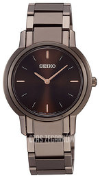 Seiko Dress Ladies Brązowy/Stal Ø31 mm SFQ819P1