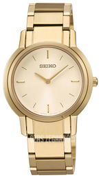 Seiko Srebrny/Stal w odcieniu złota Ø31 mm SFQ820P1