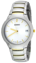 Seiko Biały/Pozlacana SGE790