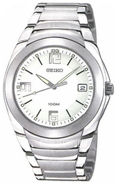 Seiko Dress Biały/Stal Ø39 mm SGEB01