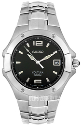 Seiko Czarny/Stal Ø39 mm SGEB77