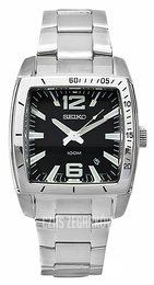 Seiko Czarny/Stal SGEE19P1