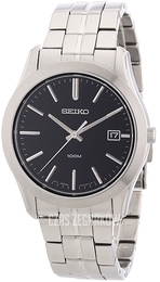 Seiko Dress Czarny/Stal Ø38 mm SGEE43