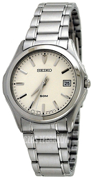 Seiko Dress Biały/Stal Ø36 mm SGEF23