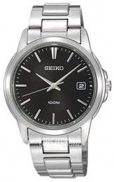 Seiko Dress Mens Czarny/Stal Ø40 mm SGEF51P1