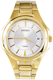 Seiko Srebrny/Stal w odcieniu złota Ø40 mm SGEF64P1