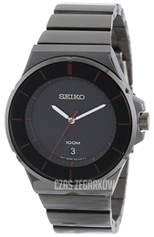 Seiko Dress Czarny/Stal Ø43 mm SGEG25