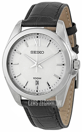 Seiko Biały/Skóra Ø40 mm SGEG59P2