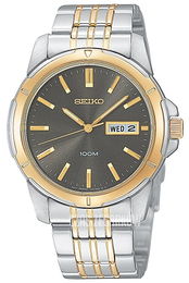 Seiko Dress Szary/Stal w odcieniu złota Ø39 mm SGG786