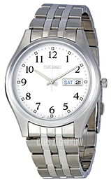Seiko Dress Biały/Stal Ø42.5 mm SGGA19