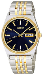 Seiko Niebieski/Stal w odcieniu złota Ø35 mm SJN050