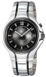 Seiko Dress Czarny/Stal Ø37 mm SKA189