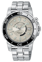 Seiko Sportura Beżowy/Stal Ø40.5 mm SKA381