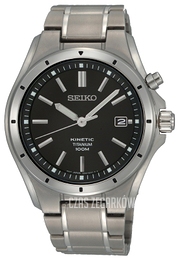 Seiko Kinetic Czarny/Tytan Ø42 mm SKA493P1