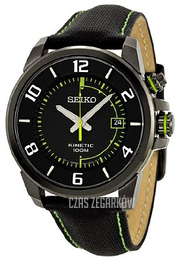 Seiko Dress Czarny/Skóra Ø42 mm SKA557
