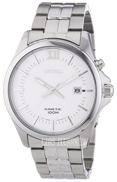 Seiko Kinetic Biały/Stal Ø42 mm SKA571P1