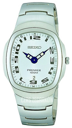 Seiko Dress Biały/Stal SKP085