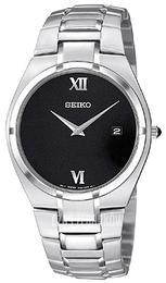 Seiko Dress Czarny/Stal Ø35 mm SKP293