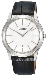 Seiko Biały/Skóra Ø40 mm SKP373