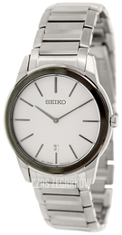 Seiko Dress Biały/Stal Ø38 mm SKP377