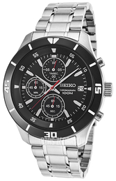 Seiko Czarny/Stal Ø42 mm SKS405P1