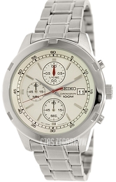 Seiko Chronograph Srebrny/Stal Ø43 mm SKS417