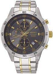 Seiko Szary/Stal w odcieniu złota Ø43 mm SKS645P1