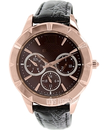 Seiko Czerwony/Skóra Ø36 mm SKY696