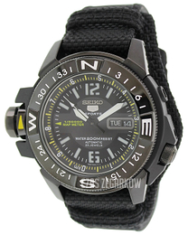Seiko 5 Czarny/Tkanina Ø43 mm SKZ317K