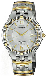 Seiko Srebrny/Stal Ø36 mm SLC068