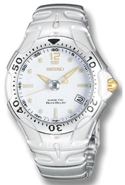 Seiko Biały/Stal Ø41 mm SMA033
