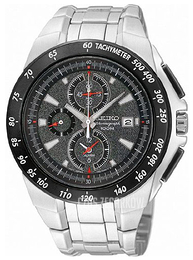 Seiko Czarny/Stal Ø44 mm SNAB09