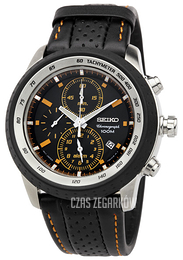 Seiko Czarny/Skóra Ø45 mm SNAB59P1