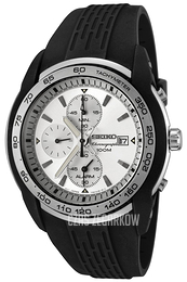 Seiko Srebrny/Guma Ø46 mm SNAB99