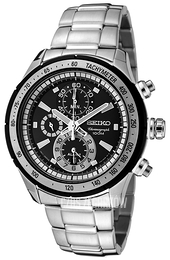 Seiko Czarny/Stal Ø43 mm SNAC87P