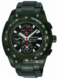 Seiko Czarny/Stal Ø44 mm SNAD49P1