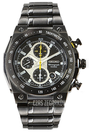 Seiko Chronograph Czarny/Stal Ø45 mm SNAD57