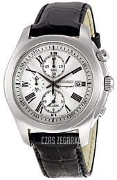 Seiko Biały/Skóra Ø46 mm SNAE29P2